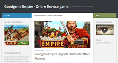 Desktop Screenshot of goodgame-empire.com